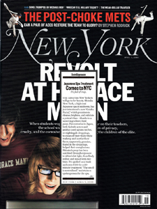 New York Magazine Intelligencer - The strange ingredient in Shizuka's Geisha Facial®