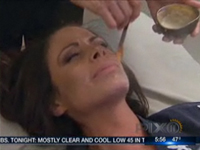 Reporter Jill Nicollini tries the Geisha "Bird Poop" Facial®