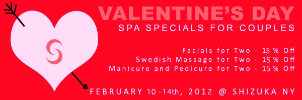 Valentine's Day Spa Deals from our NYC Spa