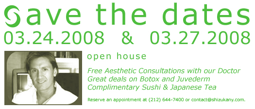 Botox and Juvederm Open House in New York City
