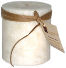 3x3 Scented Pillar Candle (free with any massage on Saturdays and Sundays).