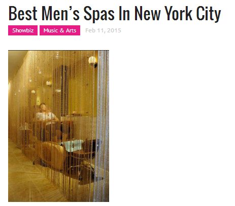Best Men's Spas in New York City