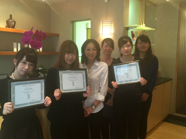 Toyama Barber and Beauty School visits Shizuka New York