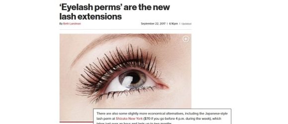 NY POST Eyelash Perm SHIZUKA new york Day Spa