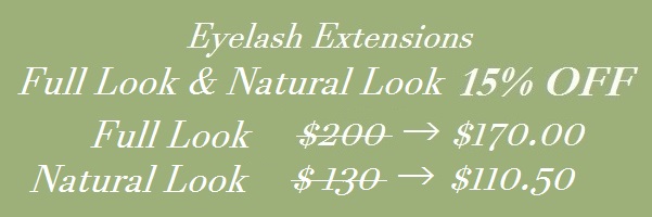 Eyelash Extensions Full Look Natural Look 15% OFF SHIZUKA new york L